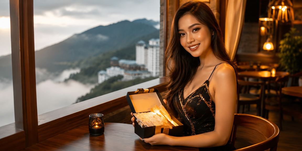 Pemandangan kasino dan hiburan Genting Highlands